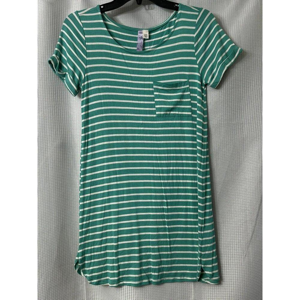NWT Alya  Womens Short Sleeve Top Blouse Tee Shirt‎ Size XXS